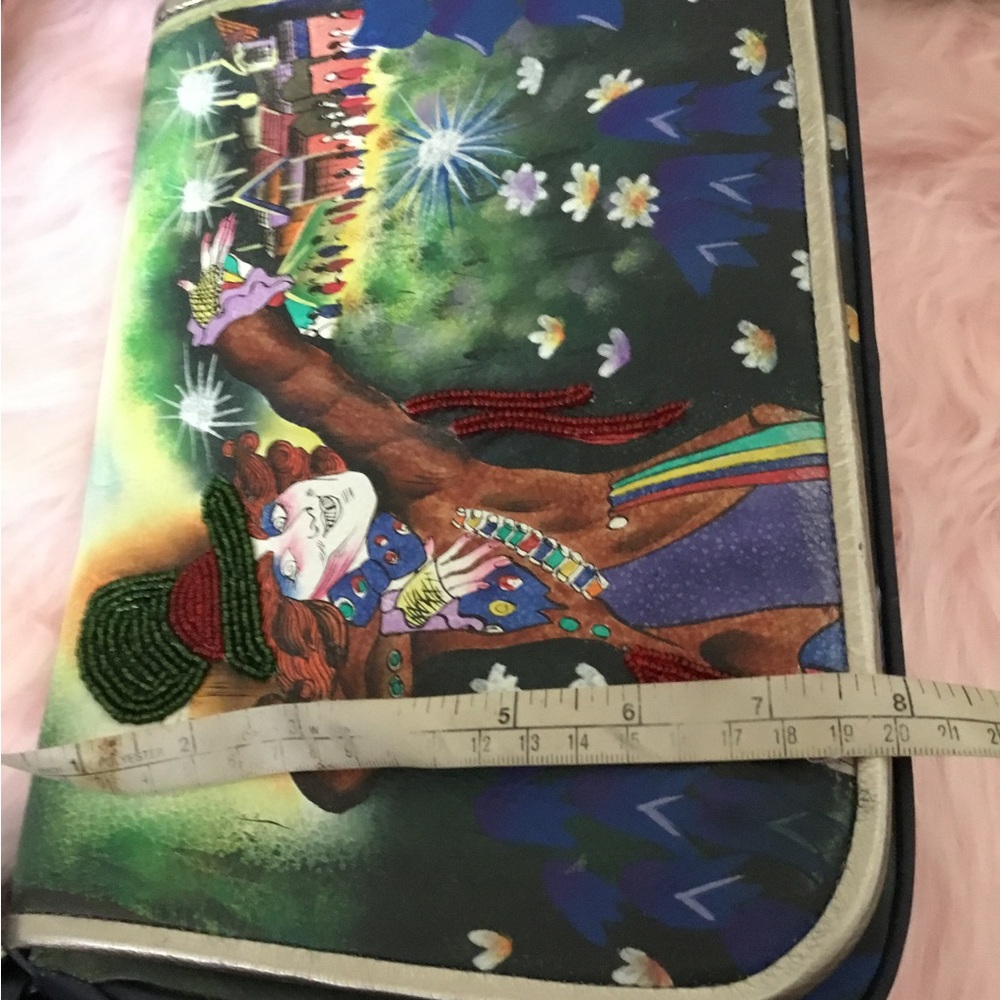 NWT Disney MAD HATTER Limited Edition Leather Sharif Shoulder Bag - Picture 13 of 14